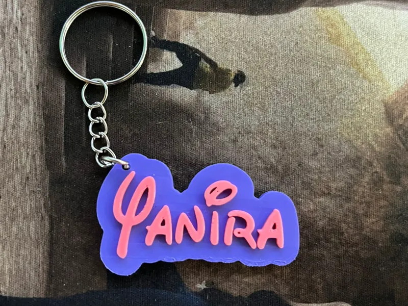 Llavero con el nombre de Yanira