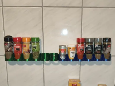 Wall-Mounted Spice Holder Spice Rack