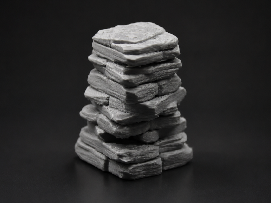 Ancient Stone Pile - DND Miniature Terrain