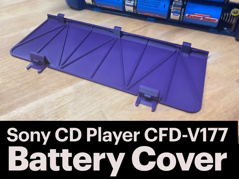 Battery cover for Sony CFD-V177 CD Player boombox