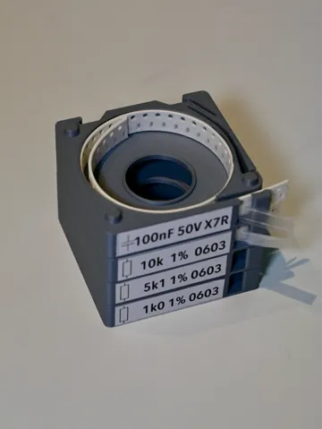 Organizador: Stacking 8mm SMD Tape Reel Organizer/Dispenser — vista de referencia 2