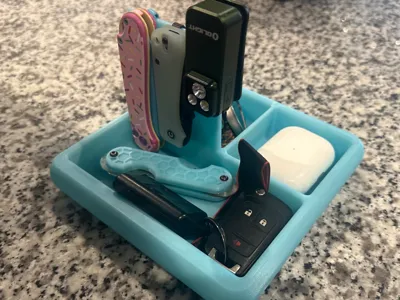 EDC Tray w/ Knife Display