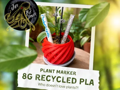 Plant Marker Poop Press
