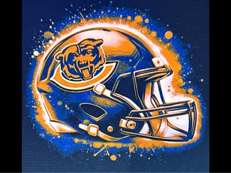 Chicago Bears NFL Hueforge