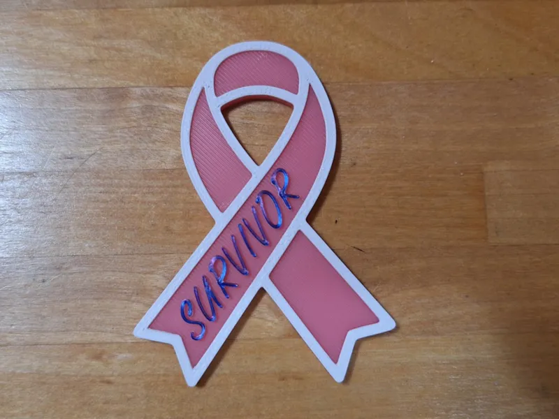 Cancer Survivor Ribbon