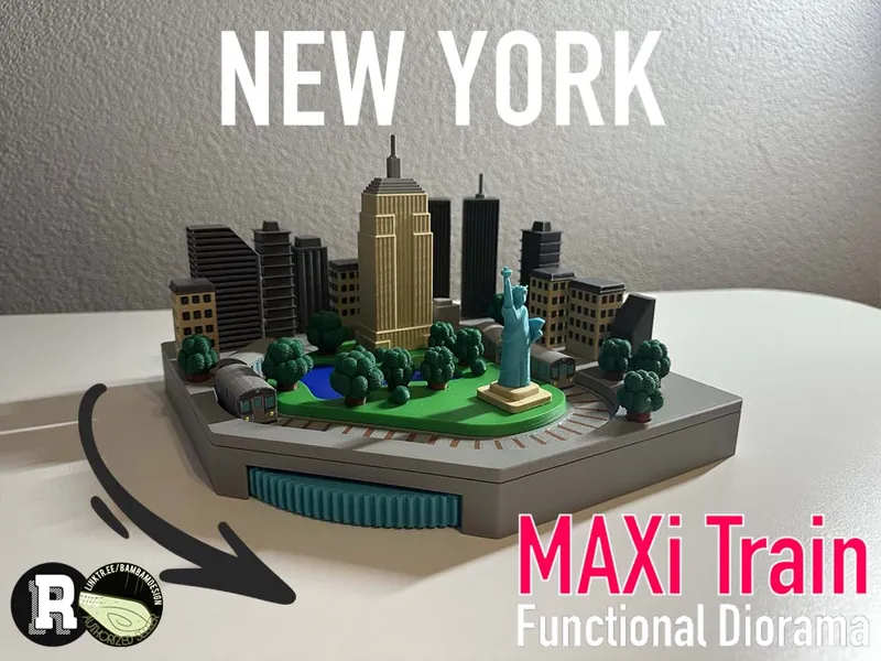 MAXi Train - Functional New York Diorama