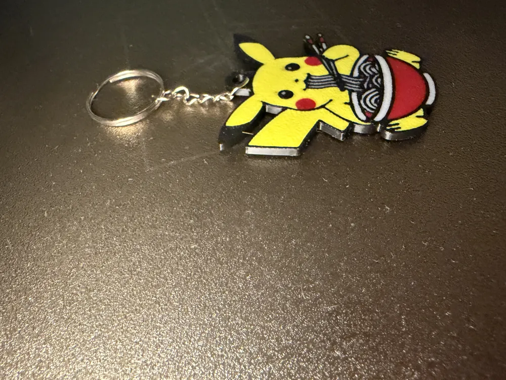 Pikachu Modelo Pikachu Ramen – Chaveiro Pokémon - Modelo gratuito para impressão 3D ...