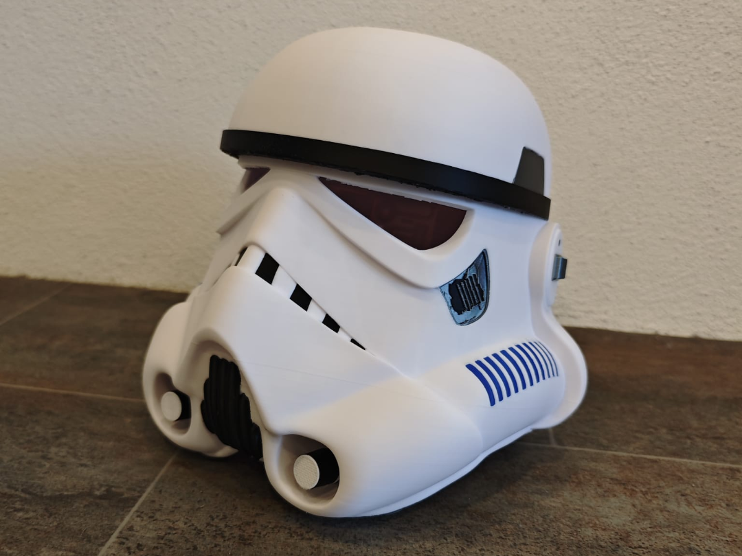 Storm Trooper Helm mit Innen Leben und Farbig 