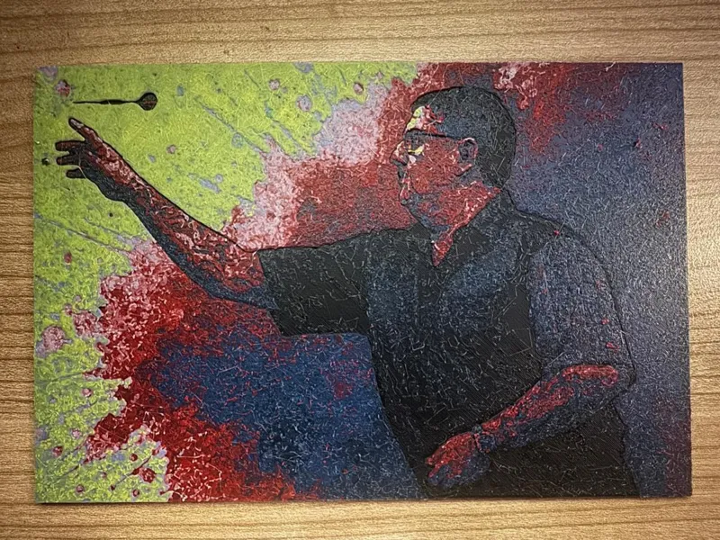 Hueforge Portrait – Gary Anderson
