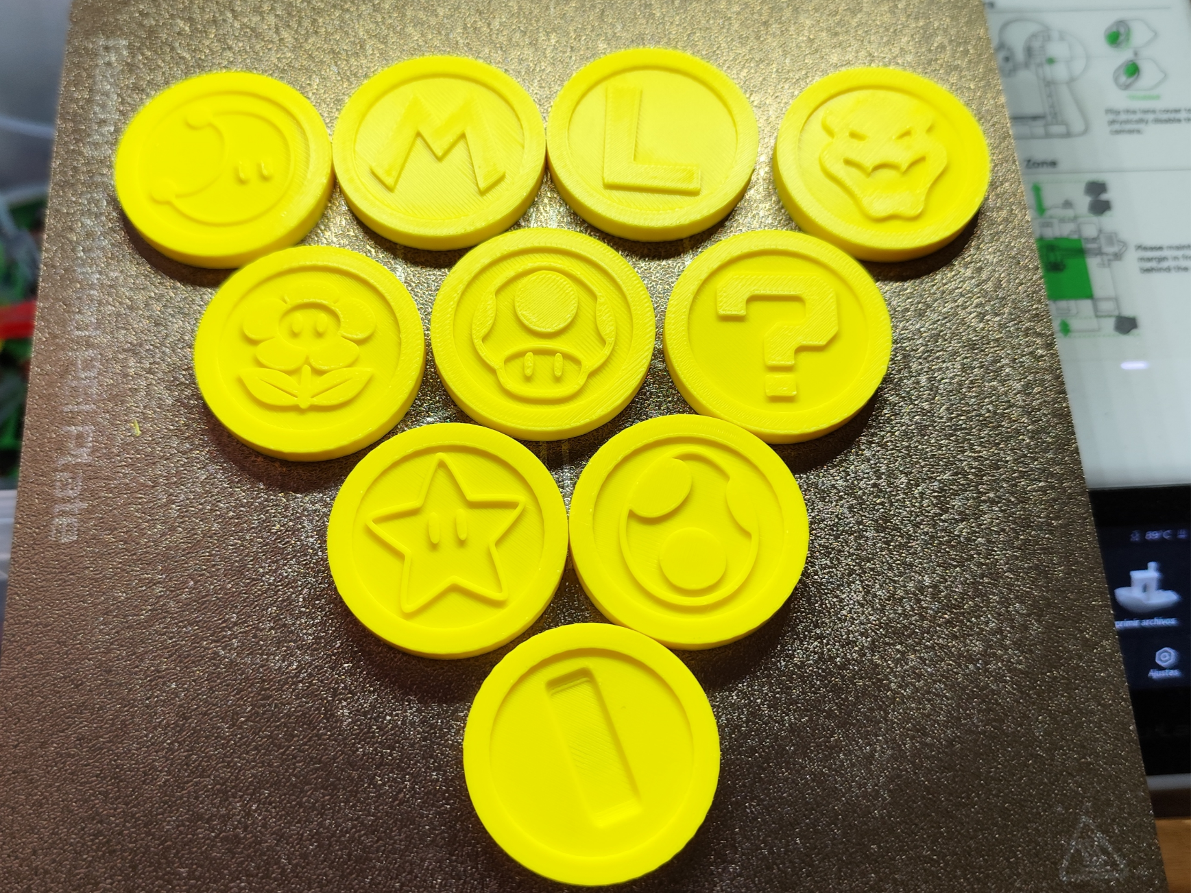 Iman nevera moneda Super Mario / magnet 