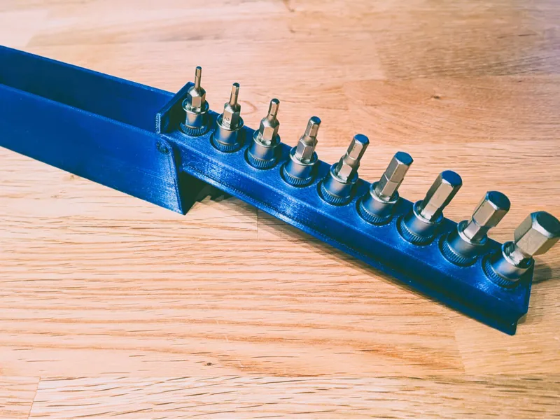 1/4 Hex bit organizer box