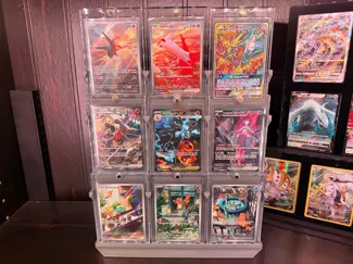 3 Tier Trading Card Magnetic Case Display Stand