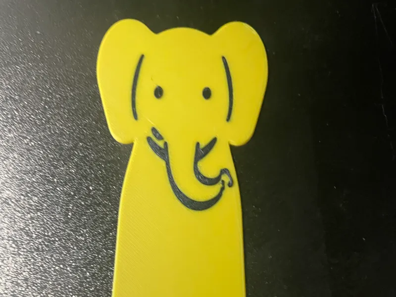 Lesezeichen Elefant