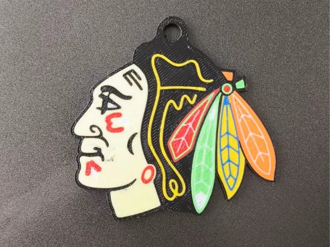 Chicago Blackhawks Keychain