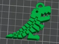 Porte-clés dinosaure articulé — photo 2