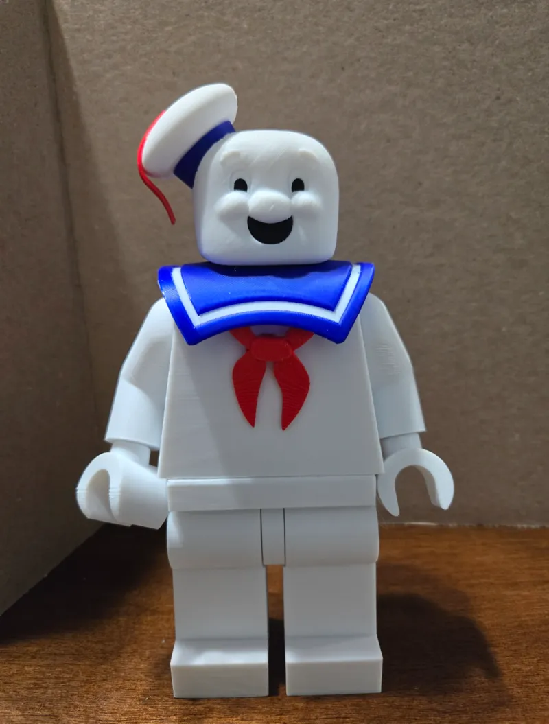 Stay Puft Marshmallow Man Brick Figure Ghostbuster