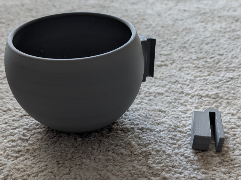 Vaso da appendere con gancio