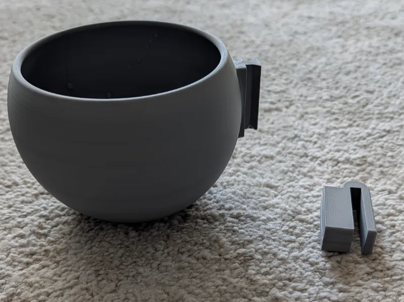 Vaso da appendere con gancio