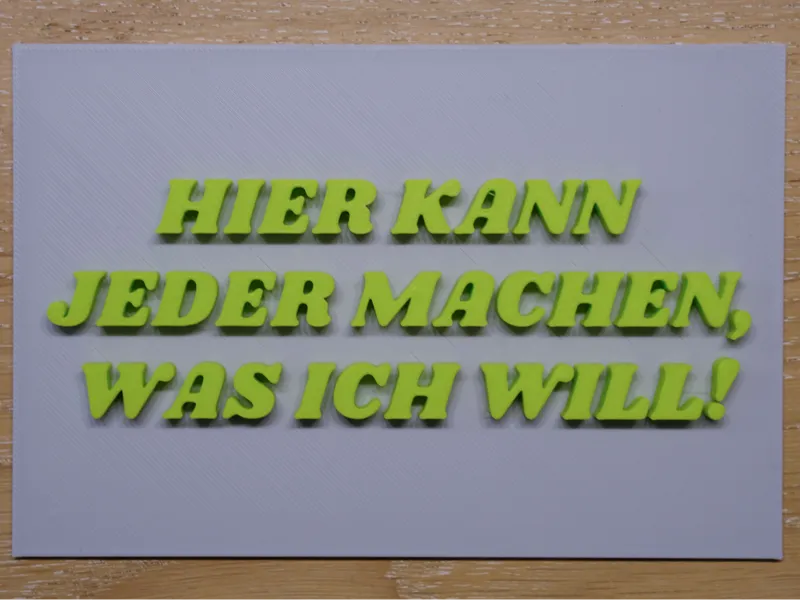 Sprüche Schild