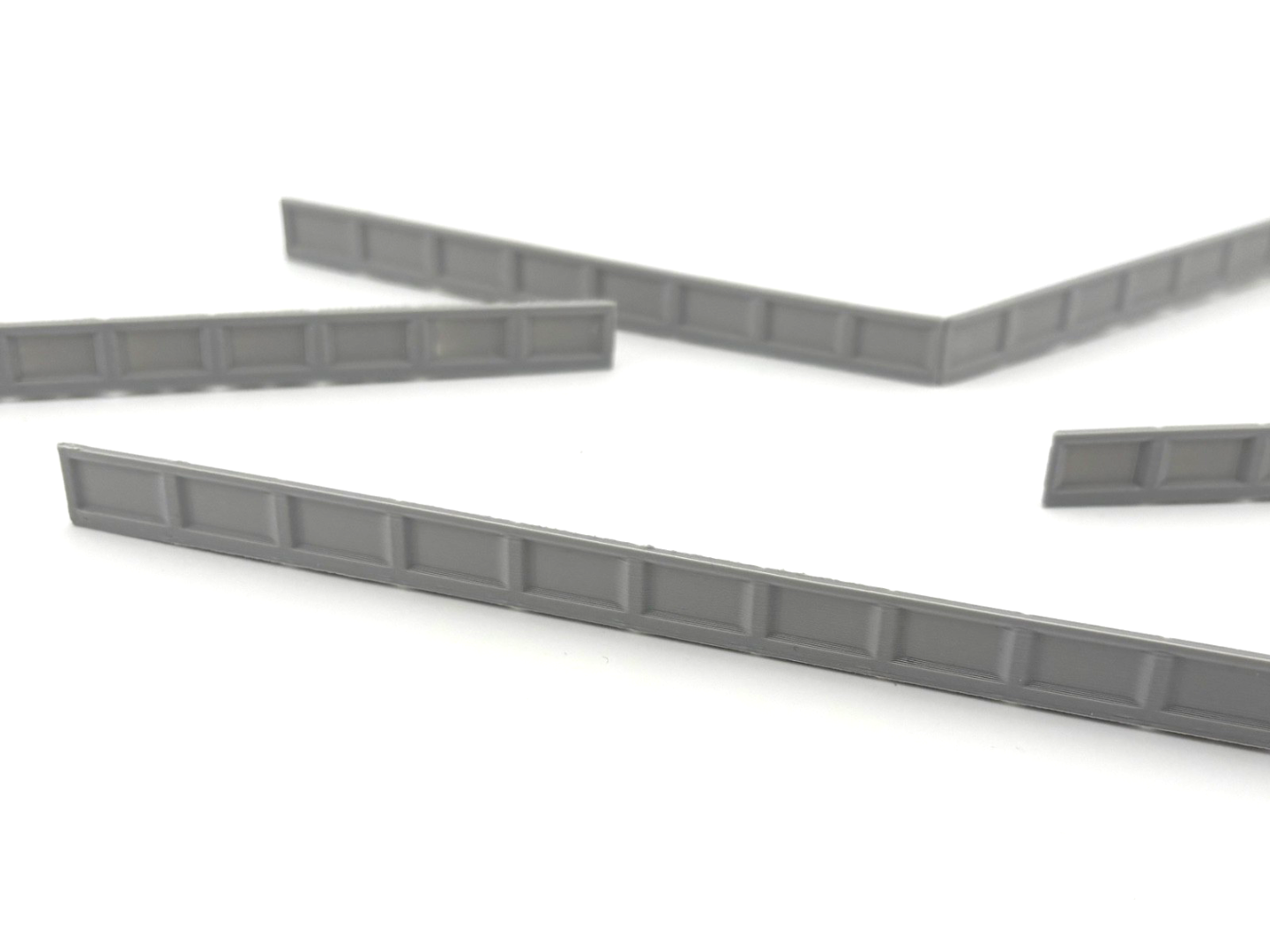 H0 1:87 Bahnsteigkante Modellbahn  skalierbar