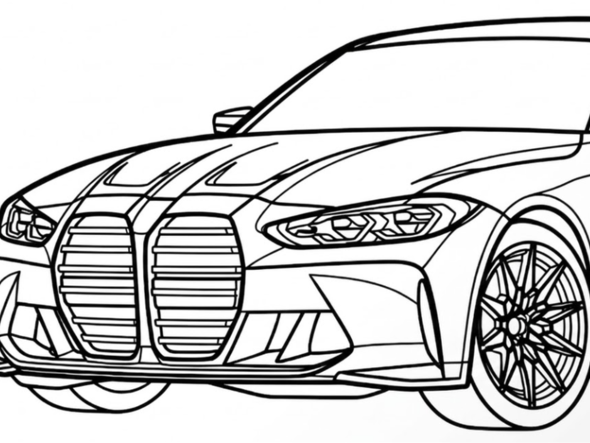 BMW M3 G80 Competition Wall Art