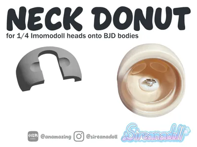 1/4 BJD Imomodoll Neck Donut 
