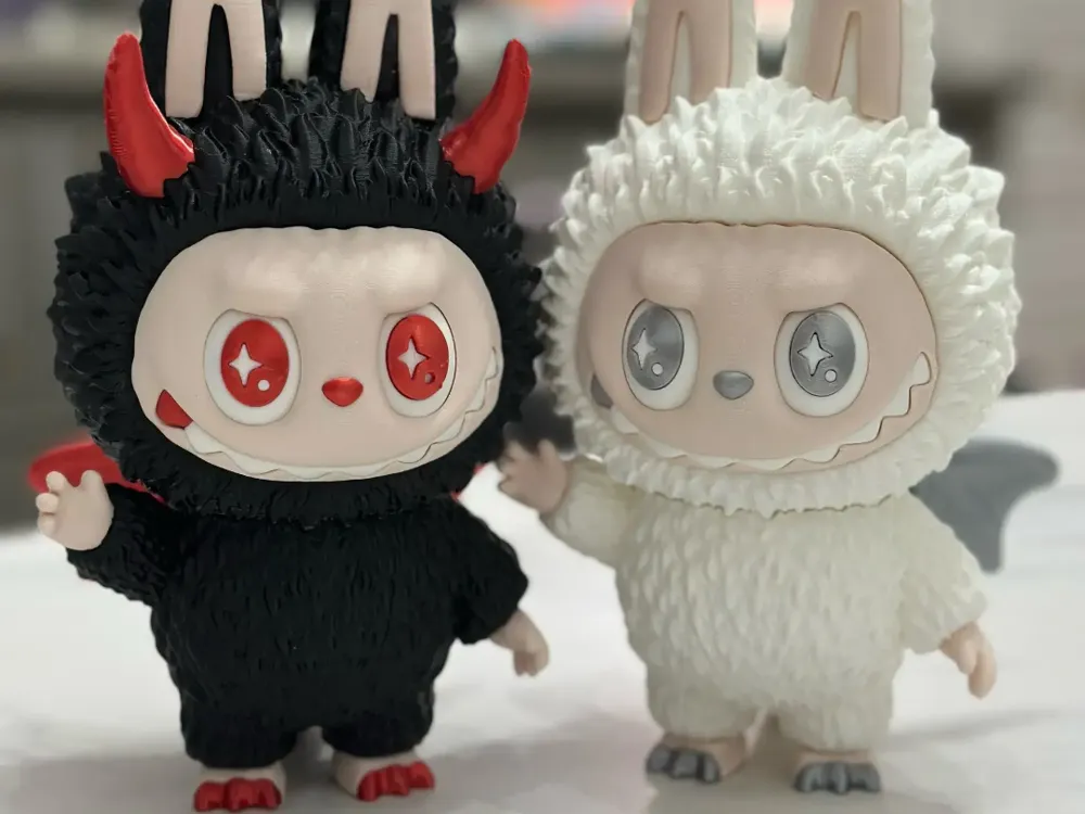 Labubu Archangel (Demon) Eyes Rotating Articulated (no AMS needed