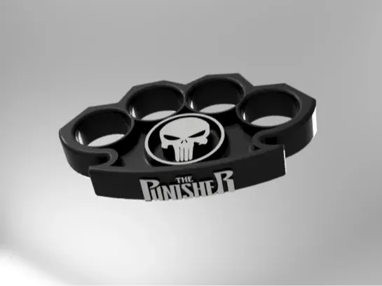 Poing américain Punisher (décoratif)