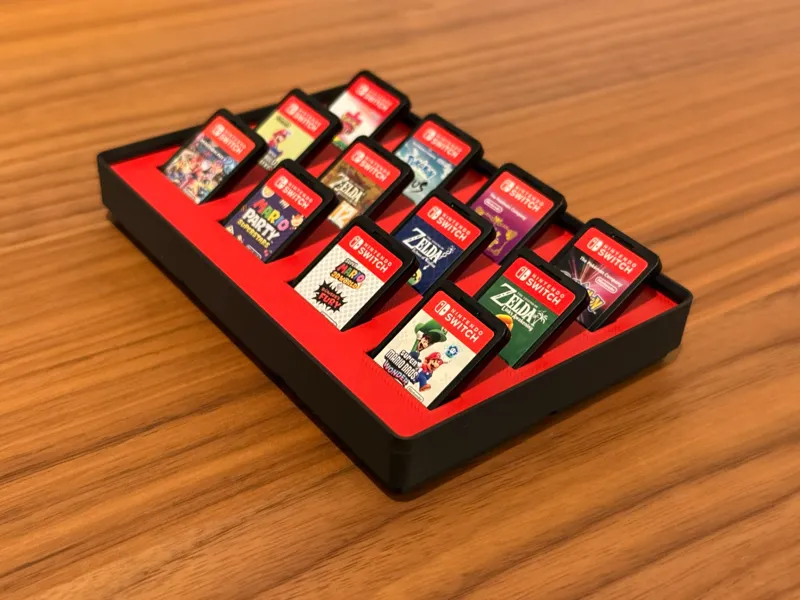 Gridfinity Bin 3x2x2 Nintendo Switch Cartridges