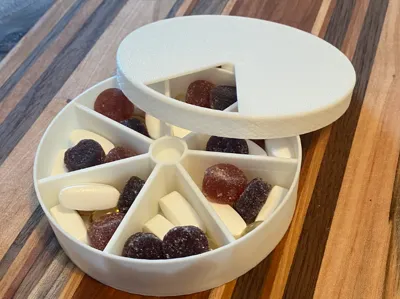 7 Day Rotating Pill/Vitamin Container 