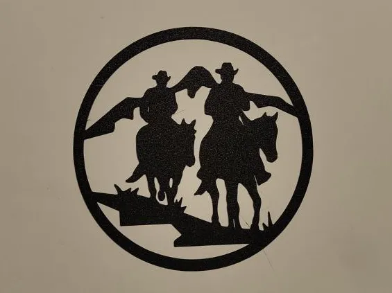 Décoration murale cowboys
