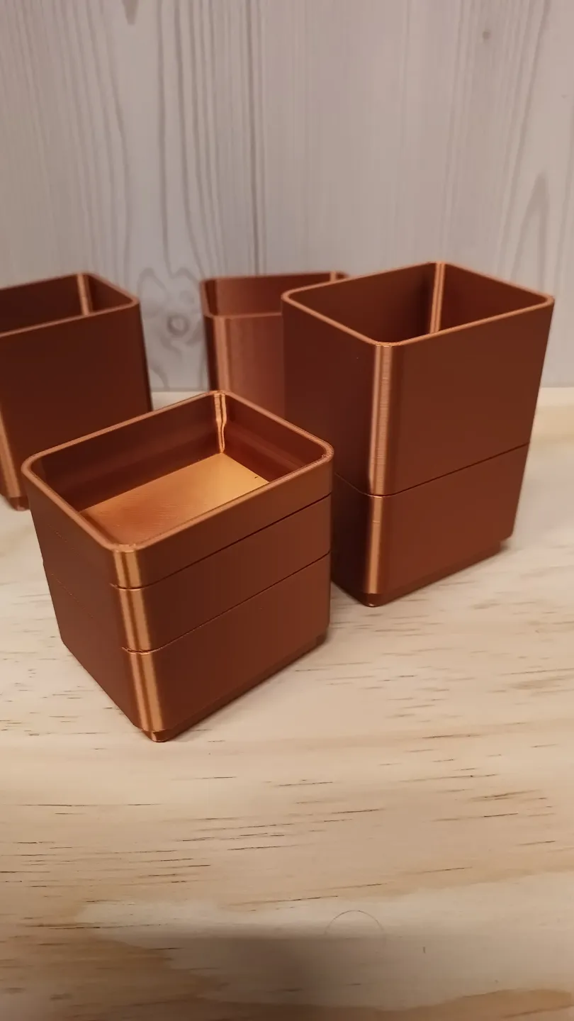 Stackable Solid Storage Boxes by 3D.printing.Boutique.de - MakerWorld
