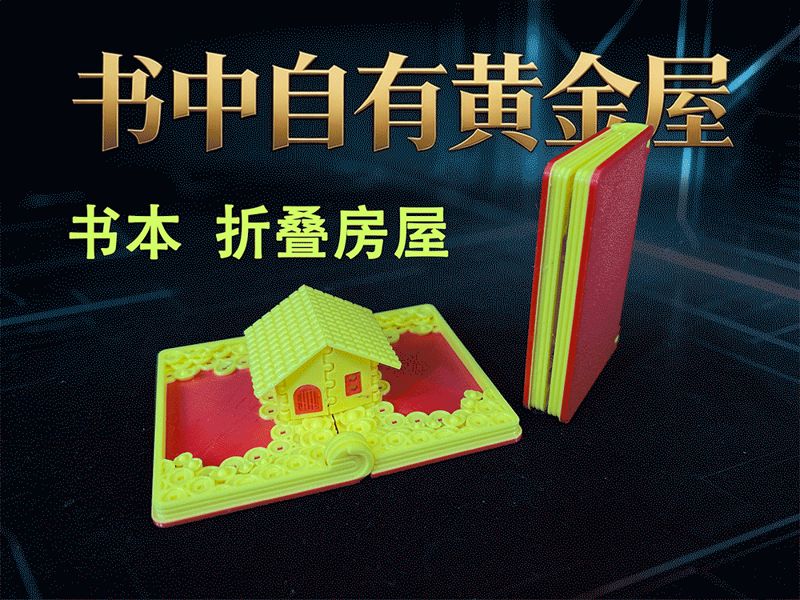 书中自有黄金屋A book holds a house of gold(折叠玩具)