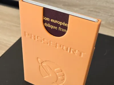 Passport holder with ticket slot
