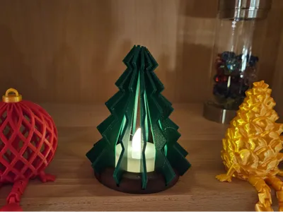 Christmas tree in slices
