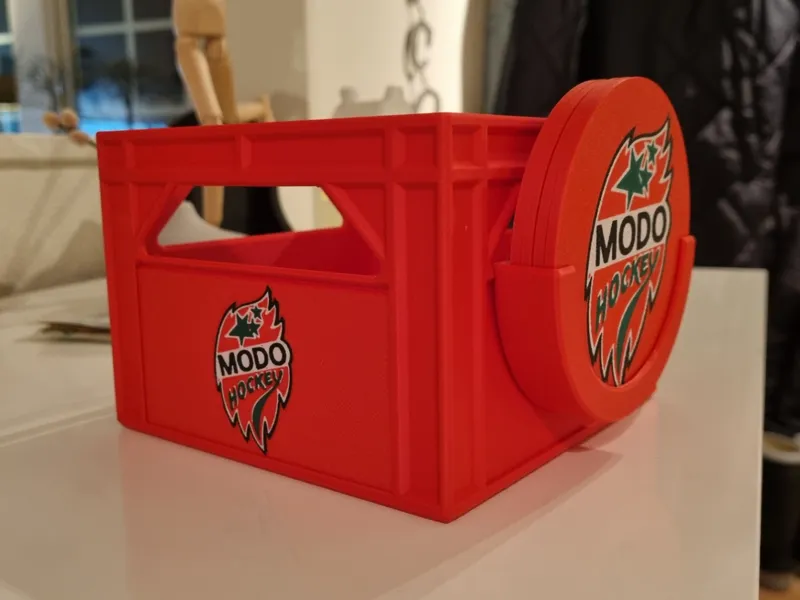 Modo Hockey logga till ölback