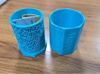 Happy Birthday Gift Tube Maze