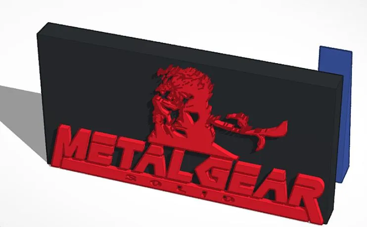 Metal Gear Solid Display stand