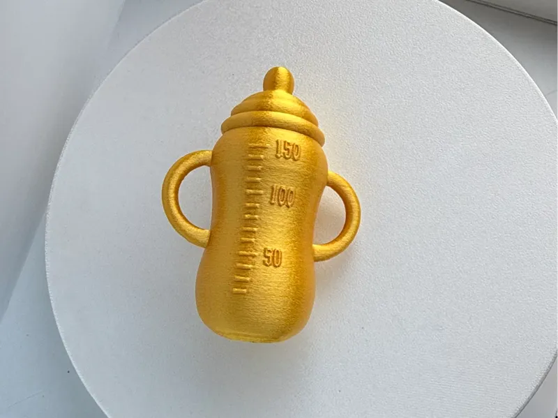 足金奶瓶