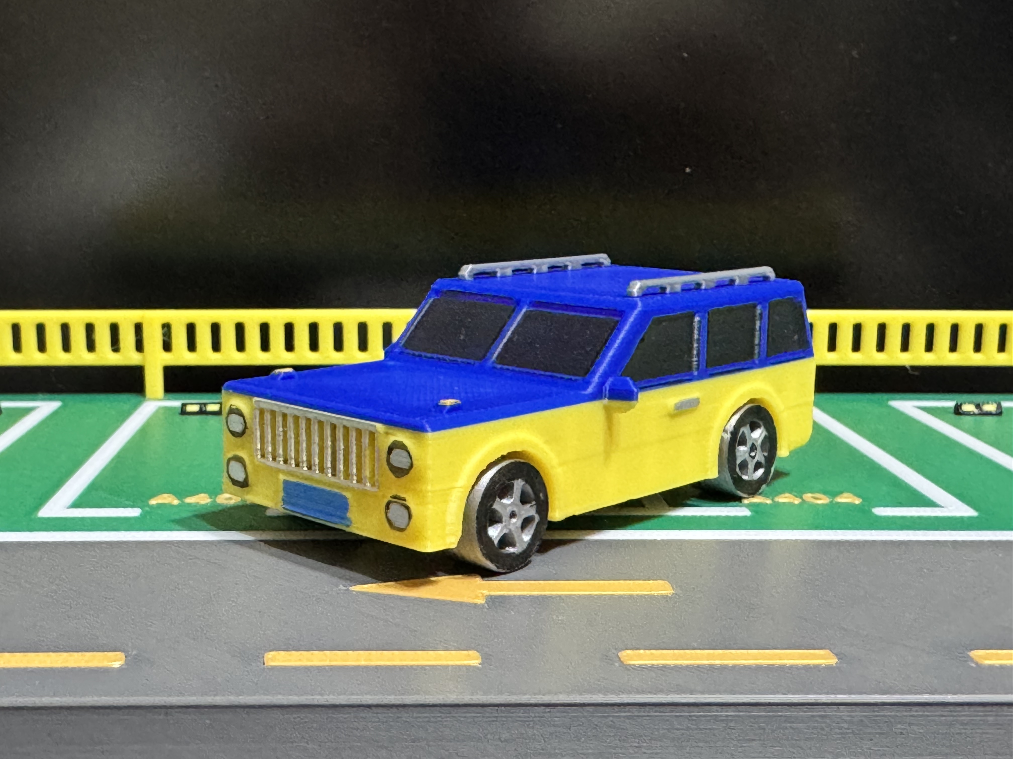 Miniatura 5 do modelo 3D 多层停车场套装（带多款小车兼容1:64小车）