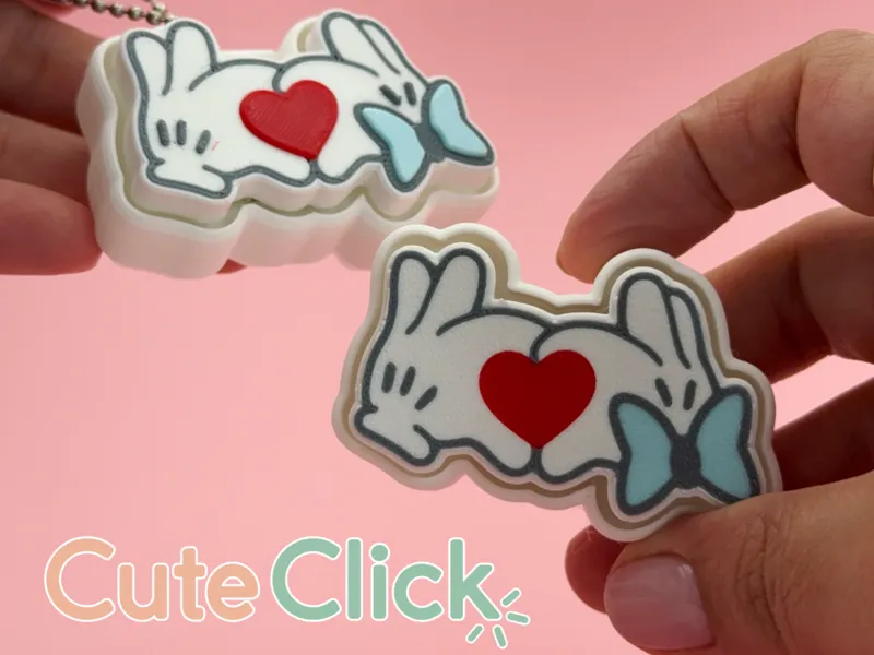 Heart Hands – Fidget Clickers Keychains
