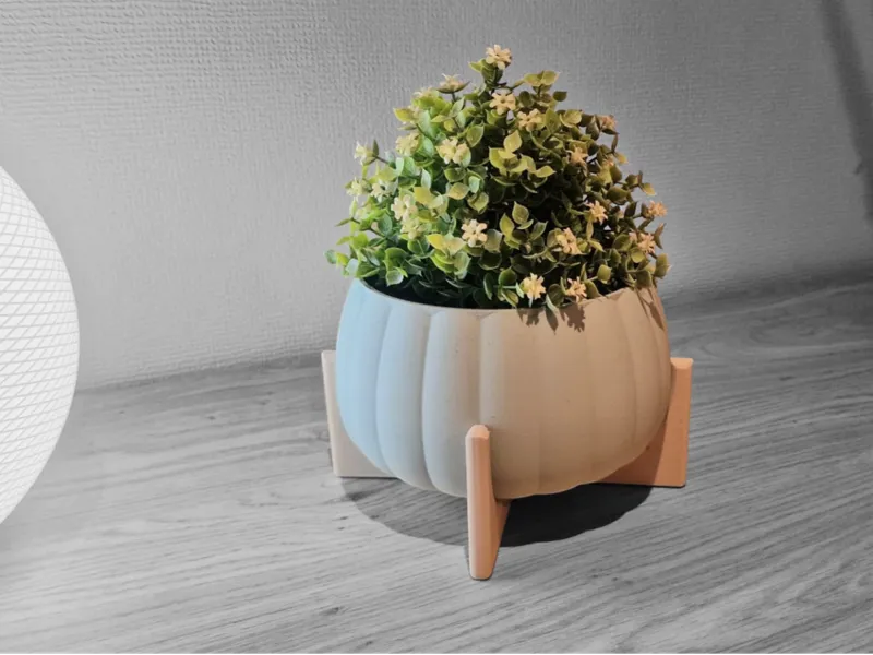 Modern Minimalist planter Pot with Stand