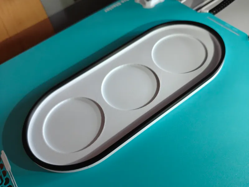 Oval Tray with inserts for pepper/salt shakers