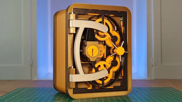 3D Printed Vault with Pin Tumbler Lock