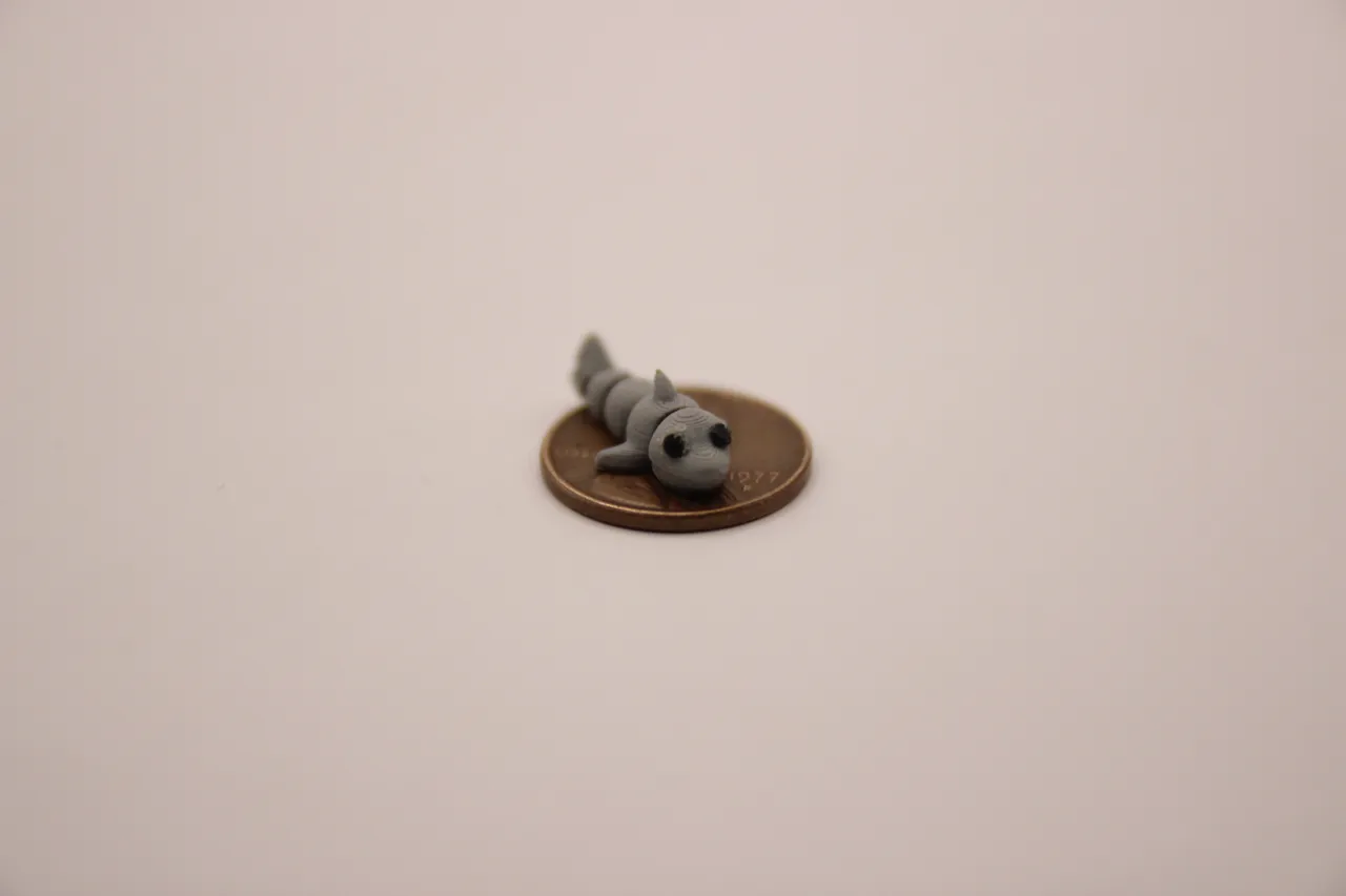 Mini Flexi Shark - No Supports view 3