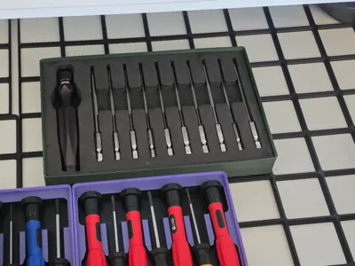 Bambu screwdriverkit, gridfinity bin