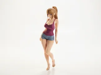 Anime Girl Figurine Manga Character 3D Printable
