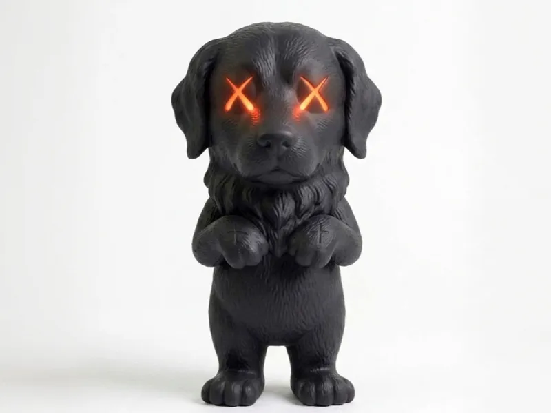 KAWS x Golden retriever