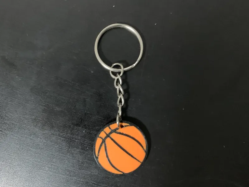 Basketball Keychain