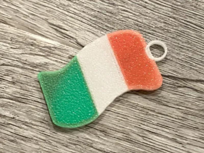Italy Flag Keychain